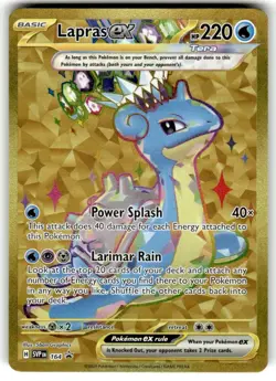 Lapras ex - SVP164 - Black Star Promo Gold Pokemon NM - Image 1
