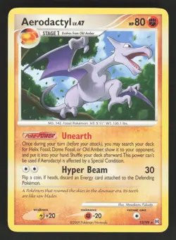 Aerodactyl 13/99 Pokemon TCG Arceus LP - Image 1