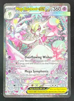 2025 Pokemon Mega Evolution #178/132 Mega Gardevoir ex Special Illustration Rare - Image 1