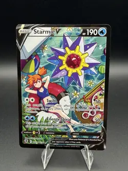 Pokemon TCG Starmie v Astral Radiance Holo Ultra Rare Full Art TG13/TG30 - Image 1