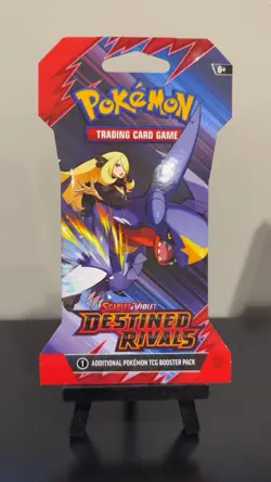 Pokemon TCG S&V Destined Rivals Booster Pack Lot of 4 Cynthia Garchomp - Image 4