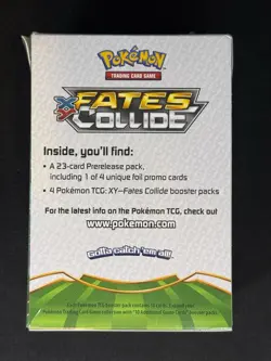 Pokemon XY Fates Collide SEALED Prerelease Kit Box - 4 Booster Packs SEALED f - Image 3