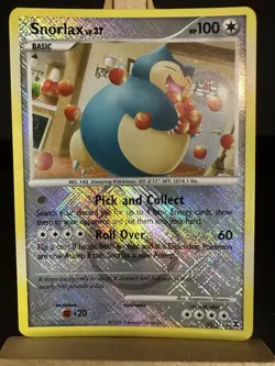 2009 Pokemon Snorlax Holo Rare *CROSS HATCH* 33/111 *NM+* SHARP! CENTERED - Image 1