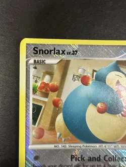 2009 Pokemon Snorlax Holo Rare *CROSS HATCH* 33/111 *NM+* SHARP! CENTERED - Image 3