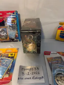 Pokemon Paldean Fates IRON TREADS Tin Sealed + Sealed Lot Large - Image 3