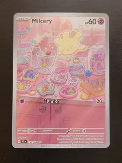 Pokemon TCG Milcery 152/142 Stellar Crown Illustration - Image 1