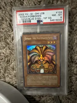2002 Yu-Gi-Oh Lob exodia Head The Fobidden One Psa 8 1st Edition - Image 1
