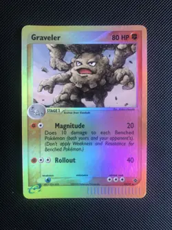 Pokemon💎Graveler Reverse Holo💎2003 Ex Dragon 30/97🌟Nintendo🌟Rare Card LP/NM - Image 1