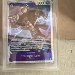 Bandai Trafalgar Law OP10 2025 Holo Graded Mint 10 King Card Grading One Piece - Image 3