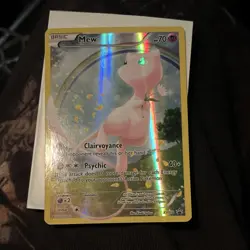 Pokemon Mew XY110 XY Full Art Promo Holo Basic 70 HP English Card - Image 1
