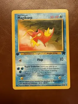 Magikarp 47/82 1st Edition Team Rocket Non Holo Pokemon Card - Image 1