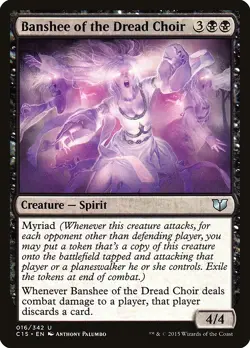 Banshee of the Dread Choir Commander 2015 HEAVILY PLD Uncommon CARD ABUGames - Image 1
