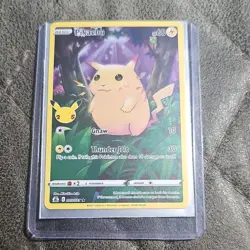 Pokemon Pikachu Holo Rare 005/025 Celebrations 60 HP Basic Card TCG English - Image 1