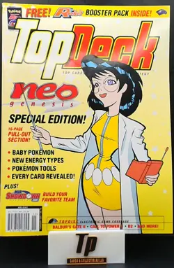 Top Deck Card Magazine February 2001 Volume 15 Double Sided Cover Special Ed. - Image 1