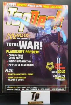 Top Deck Card Magazine February 2001 Volume 15 Double Sided Cover Special Ed. - Image 2