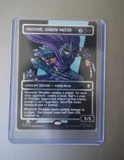 Shredder, Shadow Master Pixel Art (Surge Foil) MTG TMNT - Image 1
