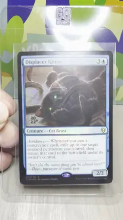 MTG Magic The Gathering Displacer Kitten Foil 063/361 Baldurs Gate NM Rare - Image 2