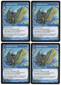 Arcanum Wings x4 4x 2007 Future Sight PLAYSET Blue Unc Enchantment MTG NM AZ1 - Image 1