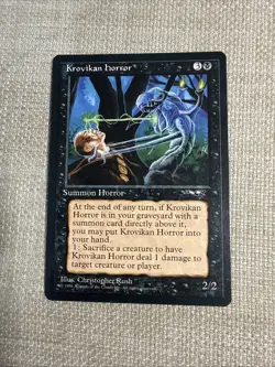 Krovikan Horror - Alliances - Magic the Gathering - MTG - Light Play - Image 1