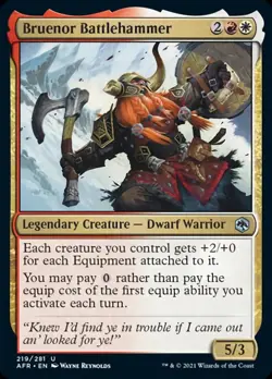 MTG Bruenor Battlehammer [Dungeons & Dragons: Adventures in the Forgotten Realms - Image 1
