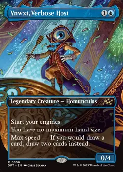 MTG Vnwxt, Verbose Host Borderless ** Aetherdrift ** English - Image 1
