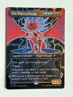 MTG Niv-Mizzet, Parun (1530) *Rainbow Foil* Secret Lair: Devastation Dragons NM - Image 1