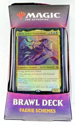 MTG ~ Throne Of Eldraine Brawl Deck ~ Faerie Schemes ~ Sealed New 630509829798 - Image 1