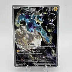 Thundurus 209 Pokemon Center Exclusive STAMPED Promo Holo Card NM Black Bolt - Image 1
