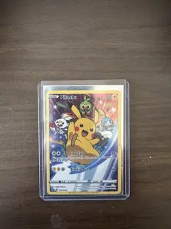 Pikachu SWSH020 Sword & Shield (2020) Black Star Promo Full Art Pokemon TCG Mint - Image 1