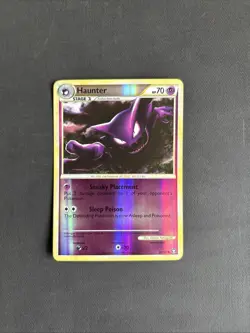 Pokemon TCG Haunter HGSS Triumphant 35/102 Reverse Holo Uncommon 2010 - LP/NM - Image 1
