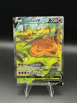 Pokemon TCG 2022 Charizard V Crown Zenith SWSH260 NM Condition - Image 1