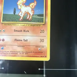 Pokemon TCG Ponyta 60/102 Base Set Common - Image 3