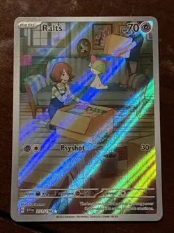 Pokemon Scarlet & Violet Ralts 211/198 Illustration Rare Holo - Image 1