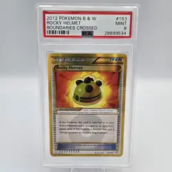 Rocky Helmet 153/149 B&W Boundaries Crossed Secret Rare Holo Pokemon PSA 9 MINT - Image 1