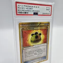 Rocky Helmet 153/149 B&W Boundaries Crossed Secret Rare Holo Pokemon PSA 9 MINT - Image 2