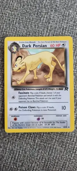 Dark Persian - Pokemon TCG - MP - Uncommon - Team Rocket 42/82 - Image 1