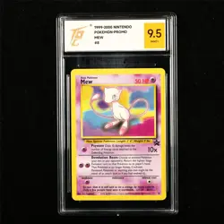TQG 9.5 MINT+ 1999-2000 Pokemon ENG Mew #8 Promo - Image 1