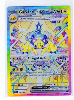 Galvantula ex 168/142 Stellar Crown Special Illustration Rare NM Pokemon Tcg - Image 1