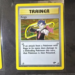 Pokemon TCG - Sabrina, Koga, Blaine - Holo Set - Gym Challange (2000) - NM - Image 3