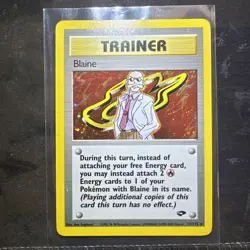 Pokemon TCG - Sabrina, Koga, Blaine - Holo Set - Gym Challange (2000) - NM - Image 4