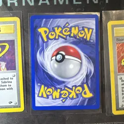 Pokemon TCG - Sabrina, Koga, Blaine - Holo Set - Gym Challange (2000) - NM - Image 5