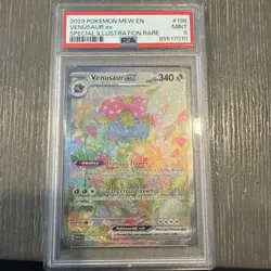 Pokemon TCG Venusaur EX 198/165 Scarlet & Violet 151 Sir Secret Rare PSA 9 - Image 3