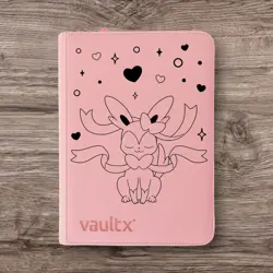 Vault X - 9 Pocket eXo-Tec Zip Binder Folder - Pink Pokemon Sylveon - Image 1