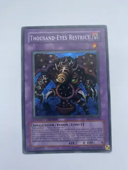YUGIOH Secret Rare Thousand-Eyes Restrict MC1-EN004 LP - Image 1
