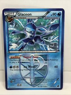 Pokemon Glaceon 23/116 - Plasma Freeze - NON-Holo Rare Regular Pokemon - LP Card - Image 1