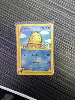Pokemon TCG Aquapolis Psyduck Card 104/147 2002 Regular LP - Image 1