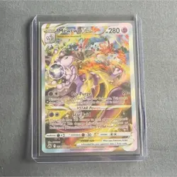 Pokemon Mewtwo VSTAR Ultra Rare Full Art Holo GG44/GG70 Crown Zenith Card - Image 1