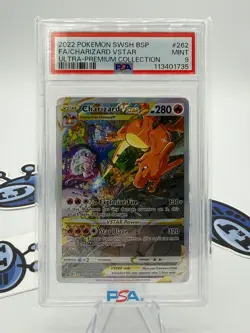 Charizard VSTAR SWSH262 SWSH: Sword & Shield Promo Cards Holo PSA 9 - Image 1