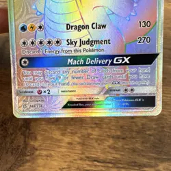 Pokemon Dragonite GX 248 + SM11 Holo Lot 2 Cards English & Japanese - Image 4