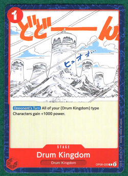 Drum Kingdom - Two Legends OP08-020 - One Piece CCG Card - Image 1
